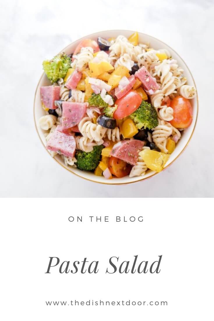 Pasta Salad The Dish Next Door   Pasta Salad 