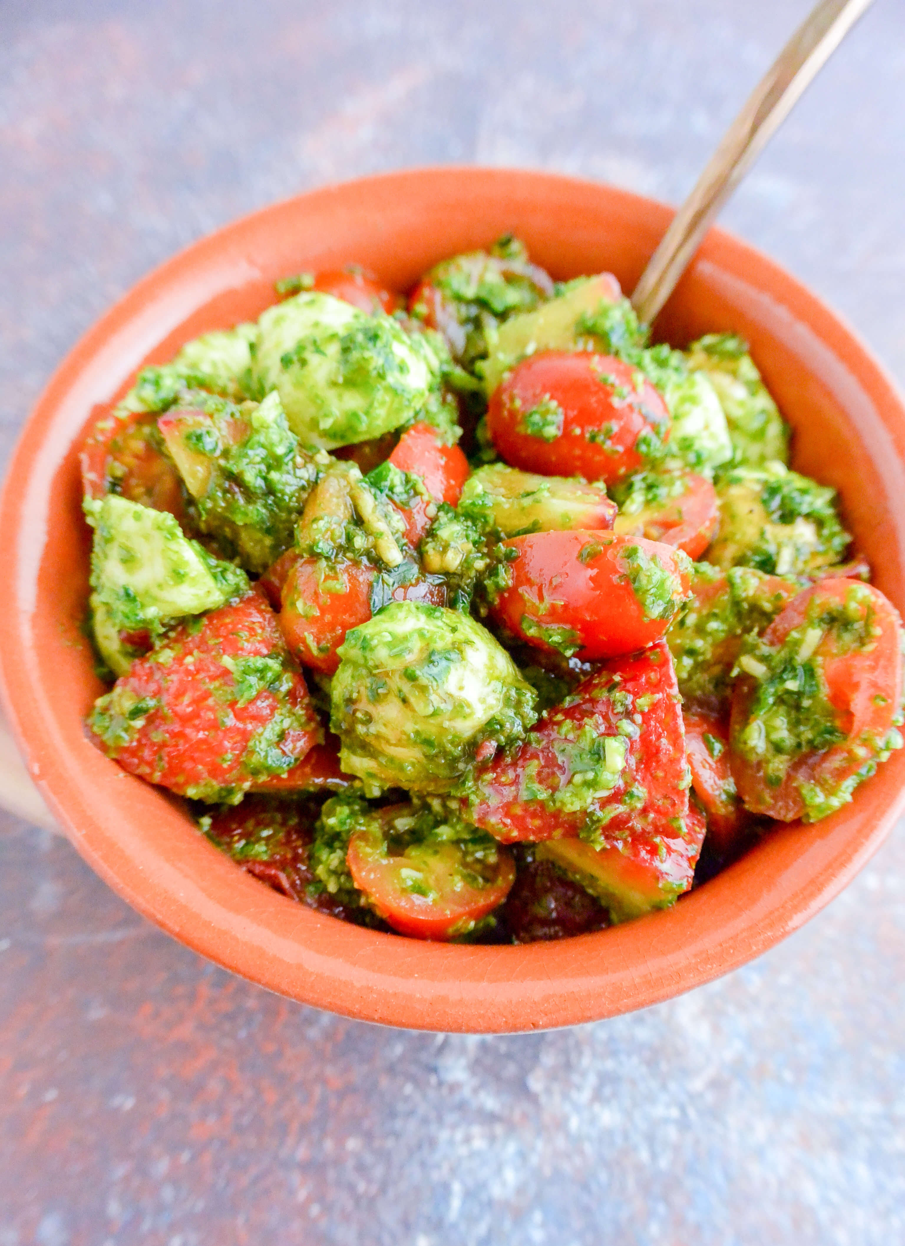 Strawberry Pesto Salad