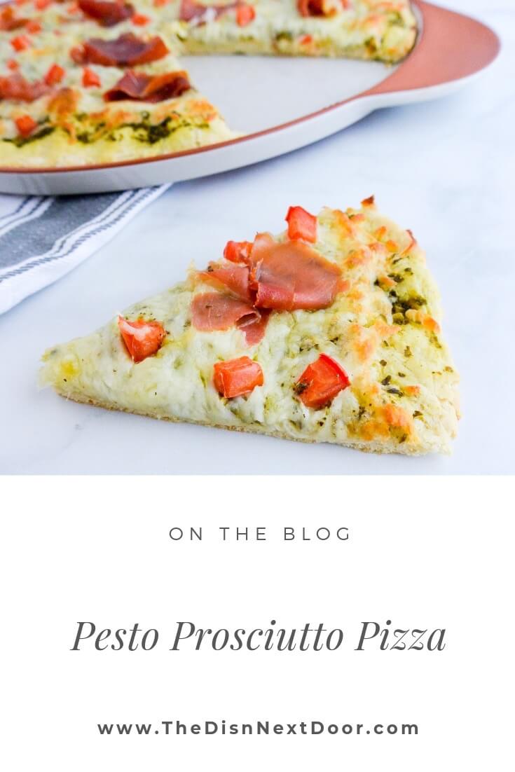 Pesto Prosciutto Pizza