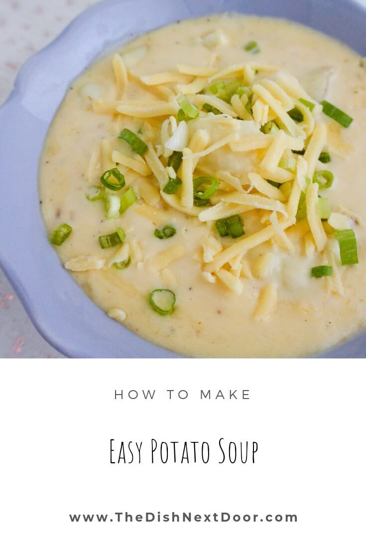 How To Make Easy Creamy Potato Soup Recipe   Pinterest Template 17 