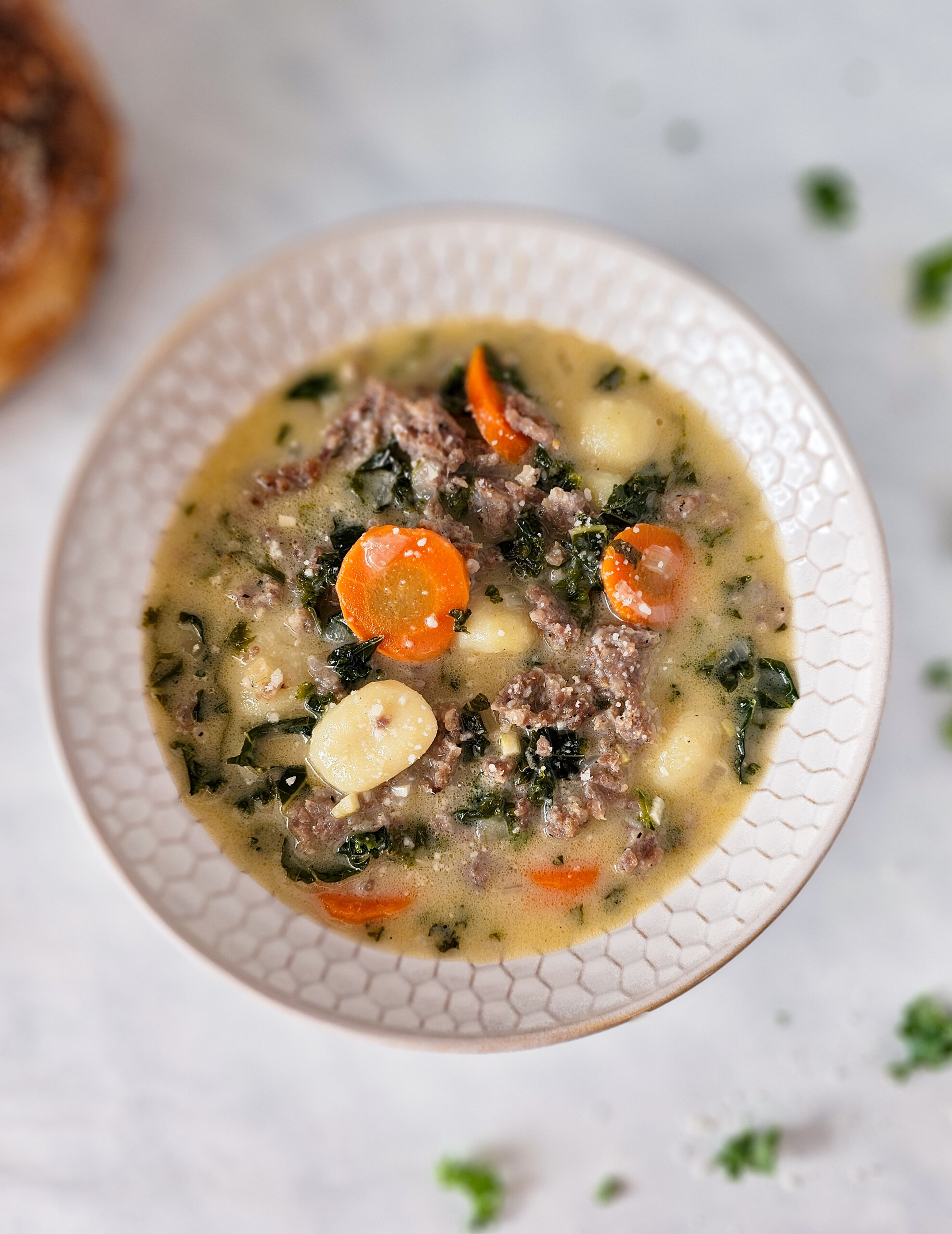 One Pot Sausage Gnocchi Soup